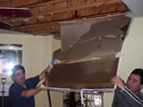 Small Photo example of water damage.