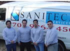 Photo depicts the Sanitech team.